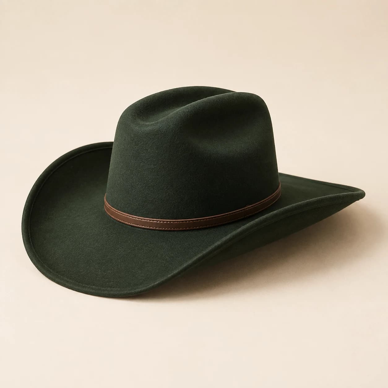 Deep green country collection hat concept